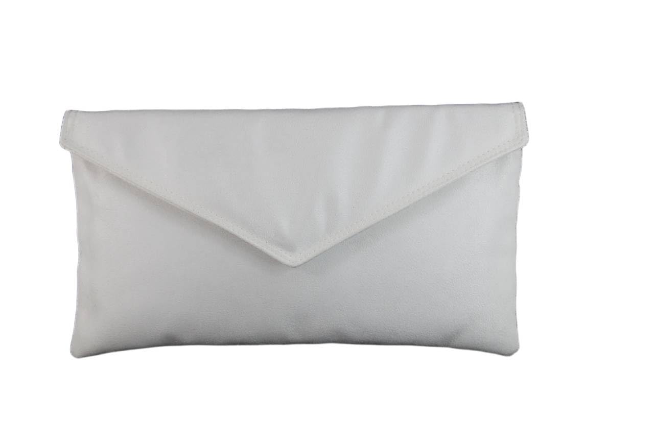 LONI Clutch/Shoulder Bag Faux Suede Handmade in The UK