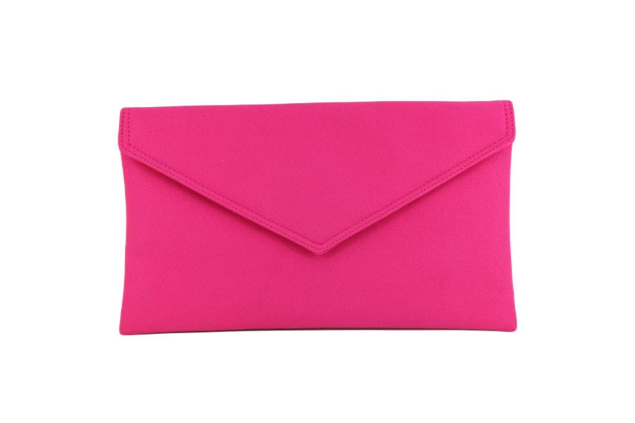 LONI Clutch/Shoulder Bag Faux Suede Handmade in The UK