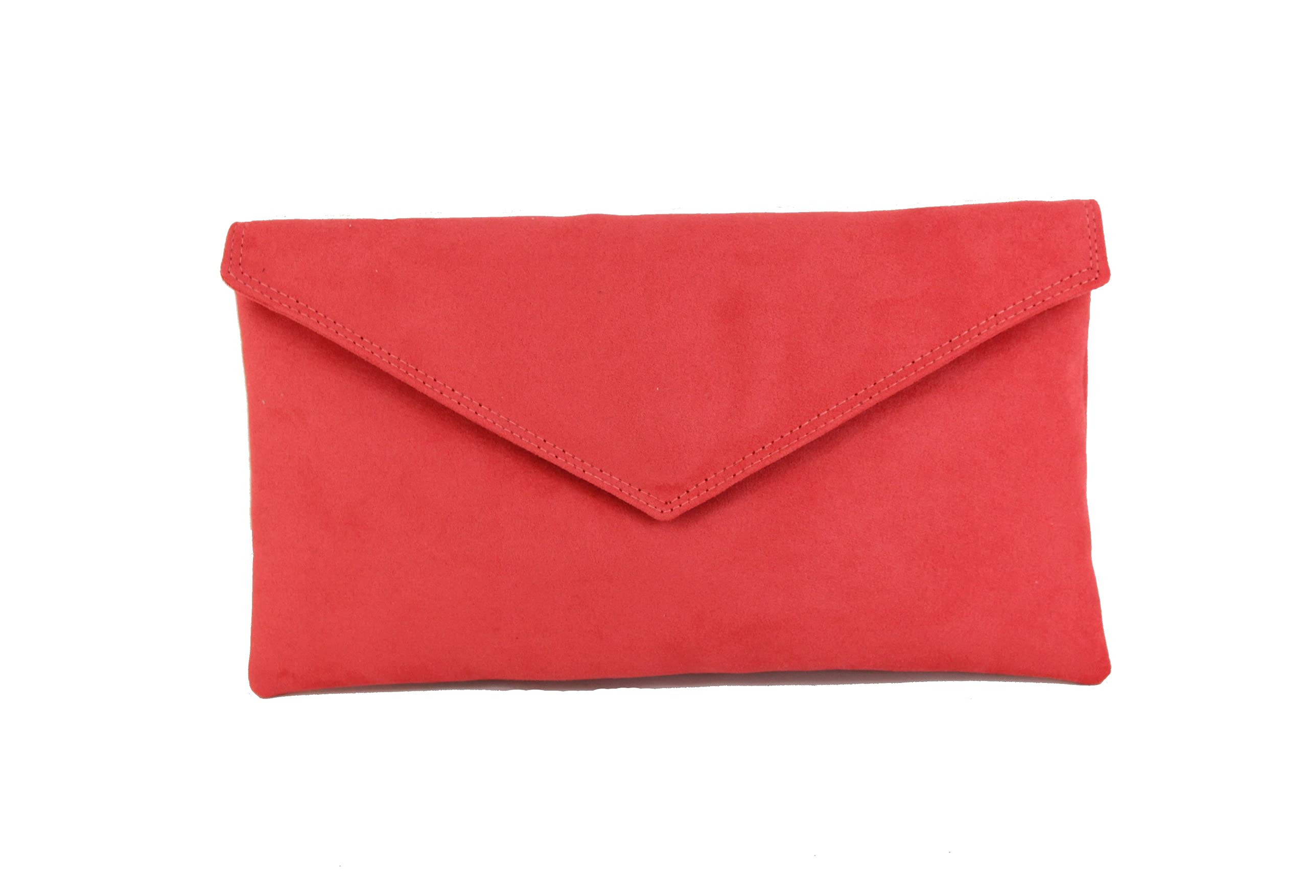LONI Clutch/Shoulder Bag Faux Suede Handmade in The UK