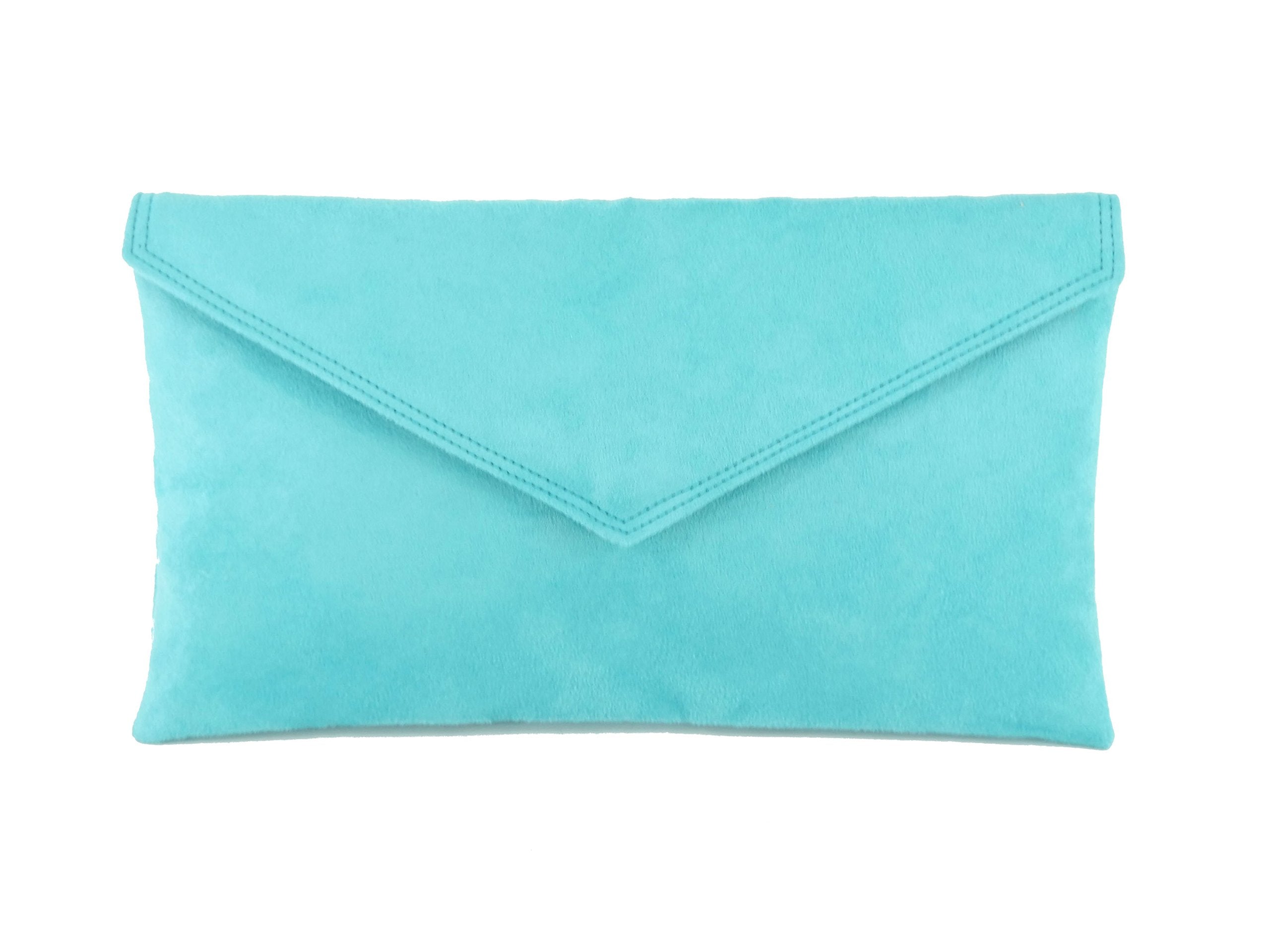 LONI Clutch/Shoulder Bag Faux Suede Handmade in The UK