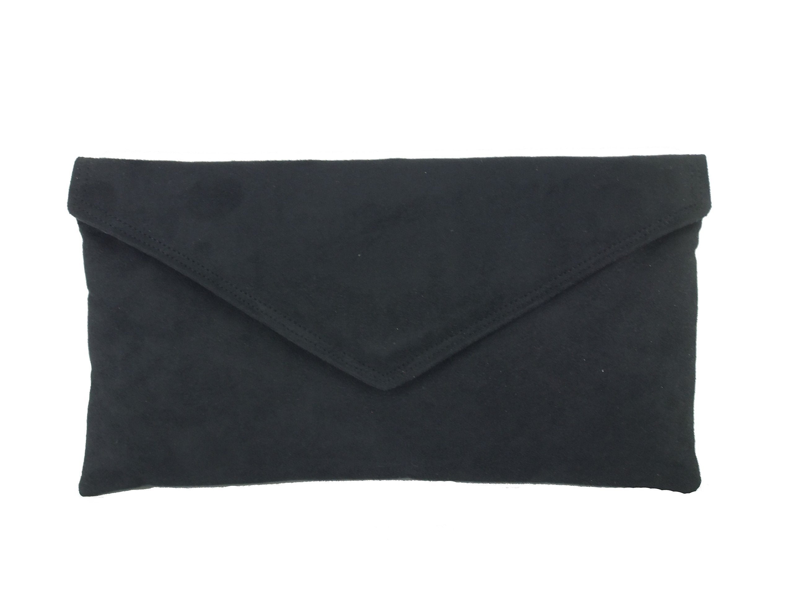 LONI Clutch/Shoulder Bag Faux Suede Handmade in The UK