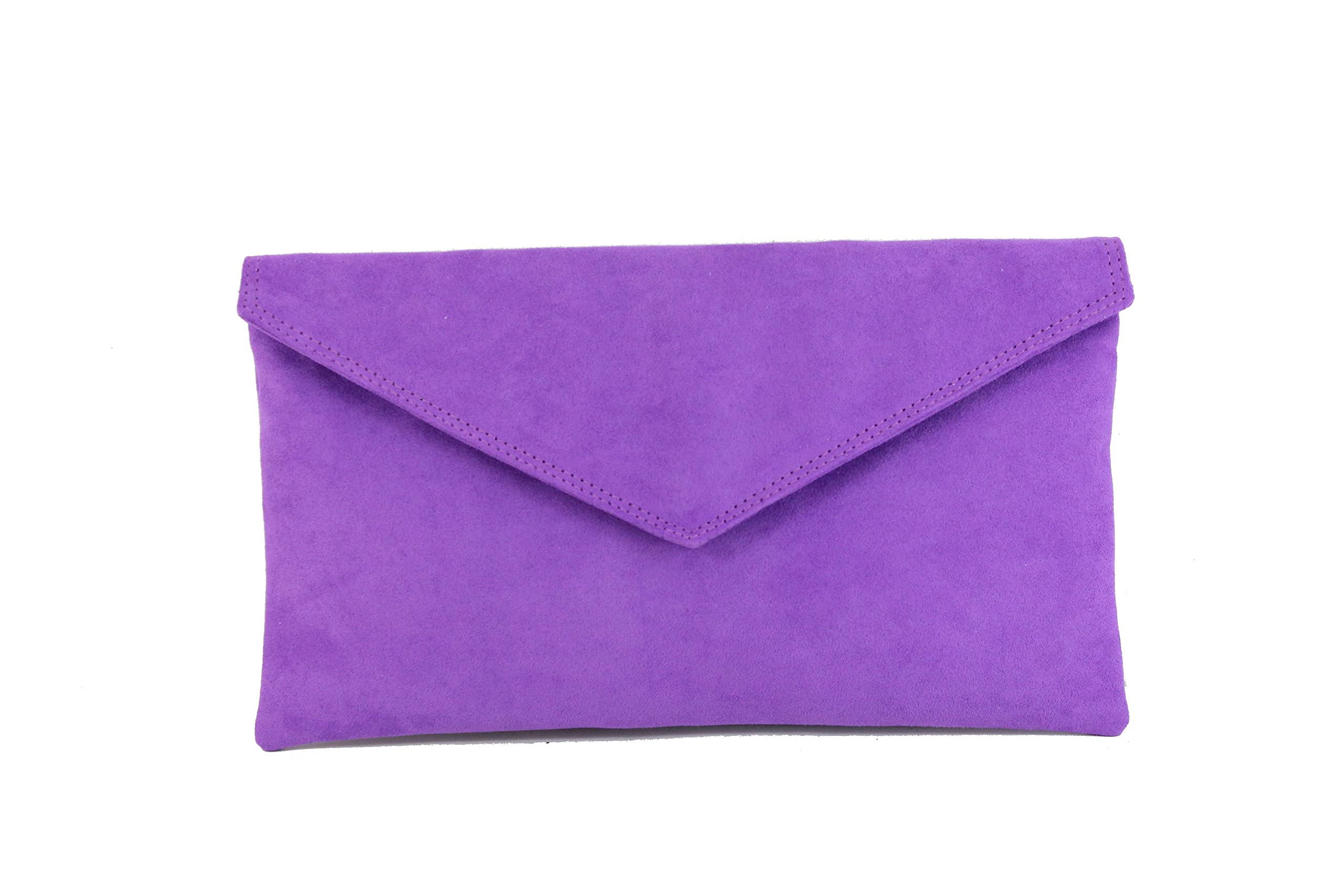 LONI Clutch/Shoulder Bag Faux Suede Handmade in The UK