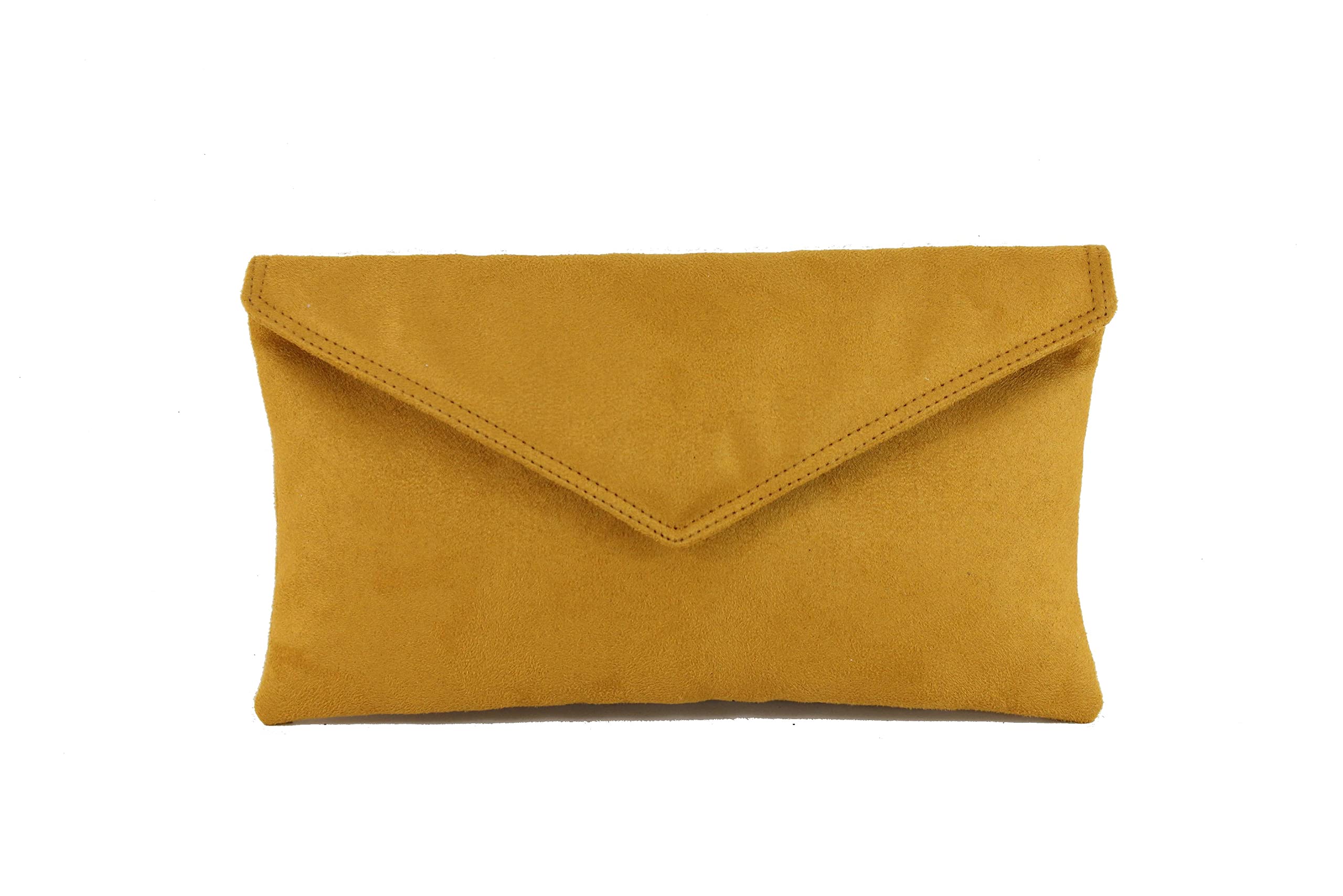 LONI Clutch/Shoulder Bag Faux Suede Handmade in The UK