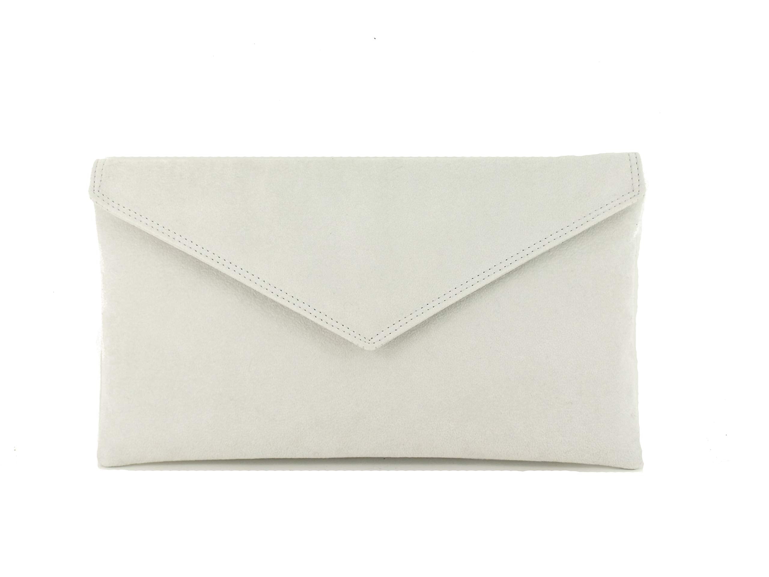 LONI Clutch/Shoulder Bag Faux Suede Handmade in The UK