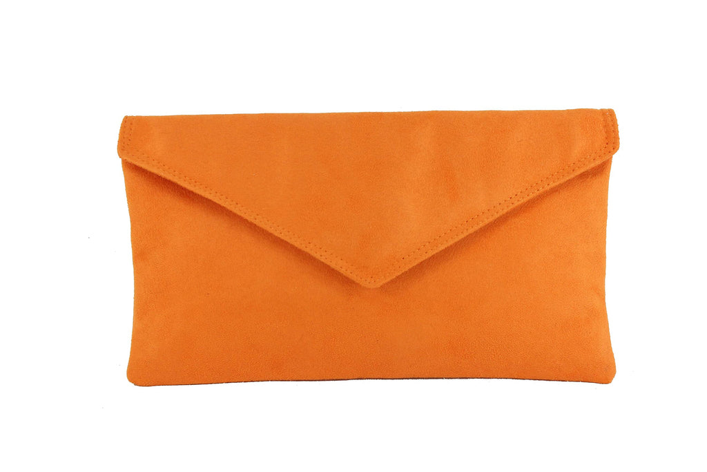 LONI Clutch/Shoulder Bag Faux Suede Handmade in The UK