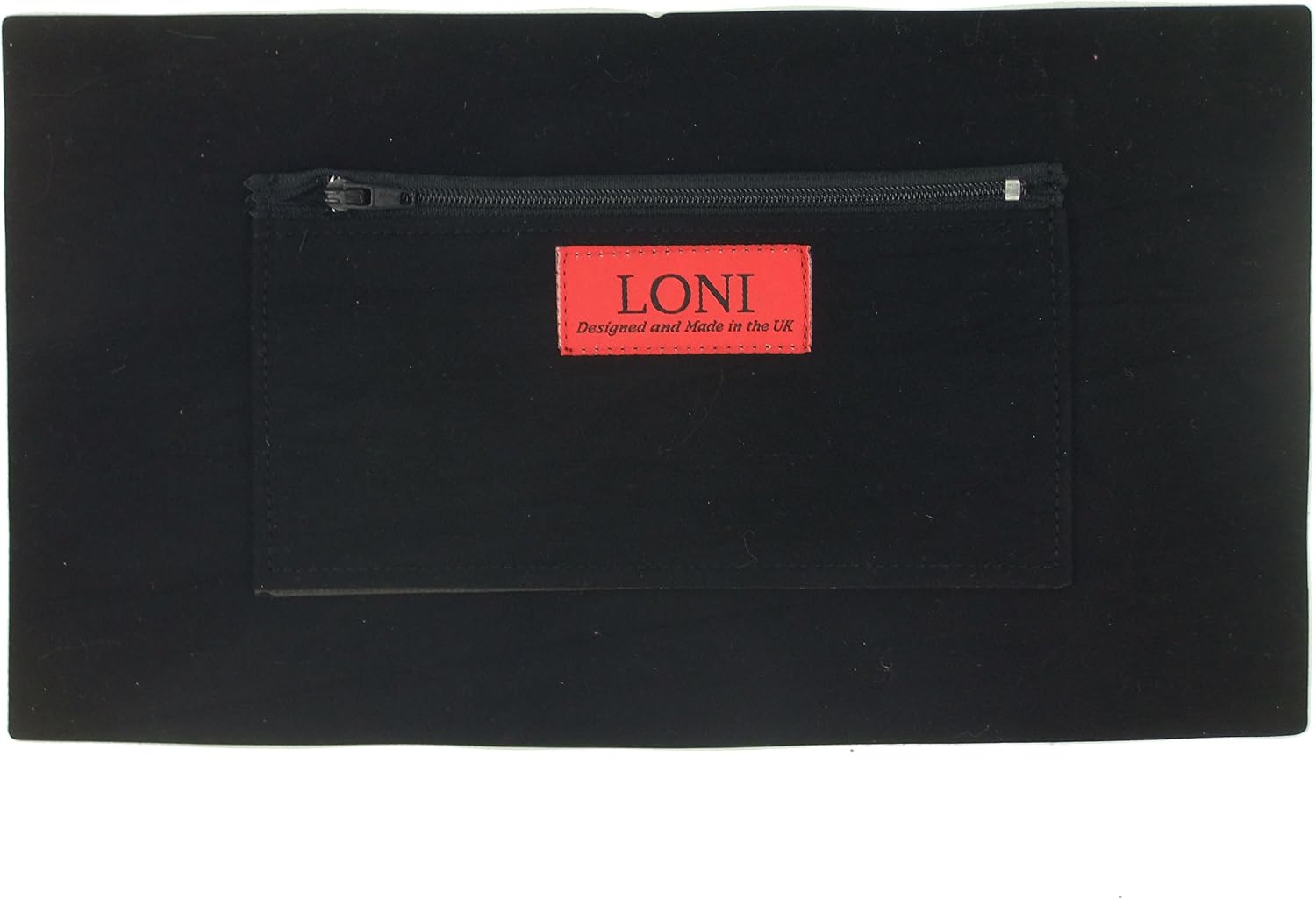 LONI Clutch/Shoulder Bag Faux Suede Handmade in The UK