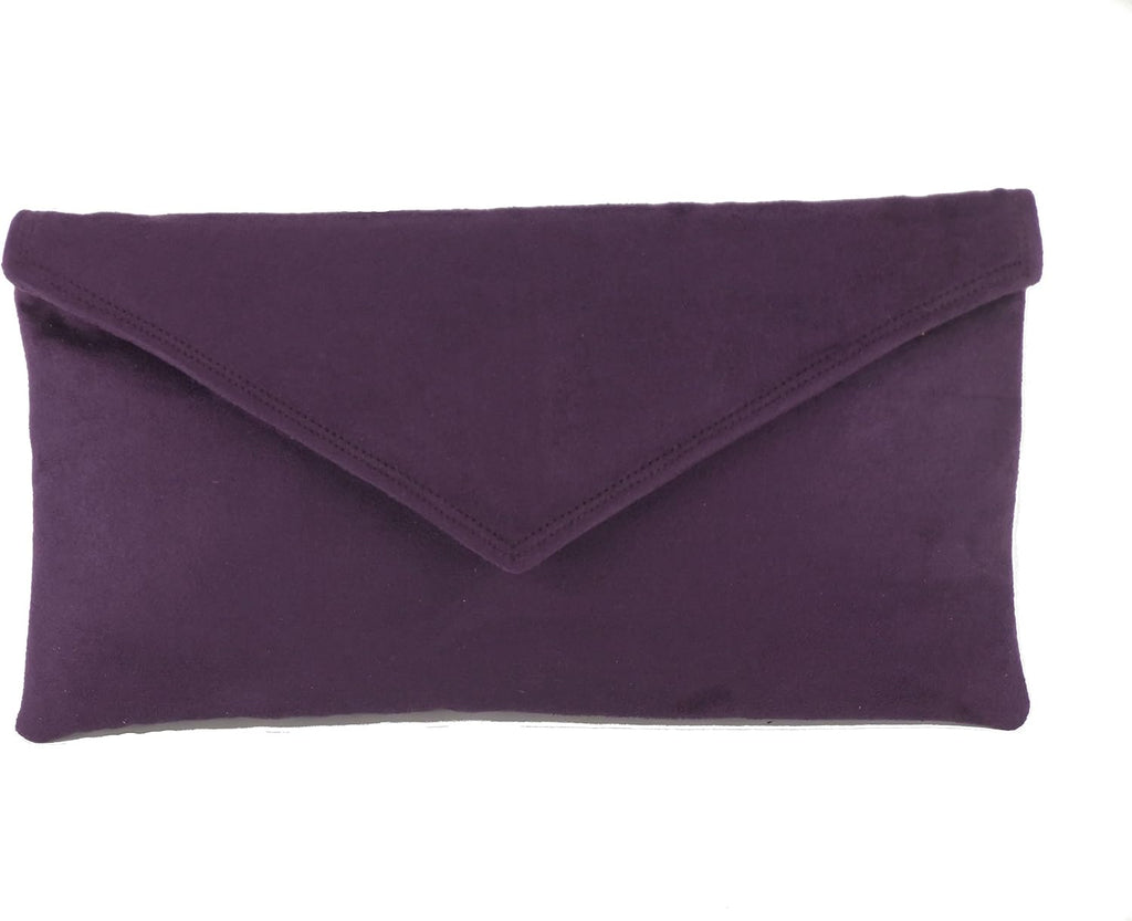 LONI Clutch/Shoulder Bag Faux Suede Handmade in The UK