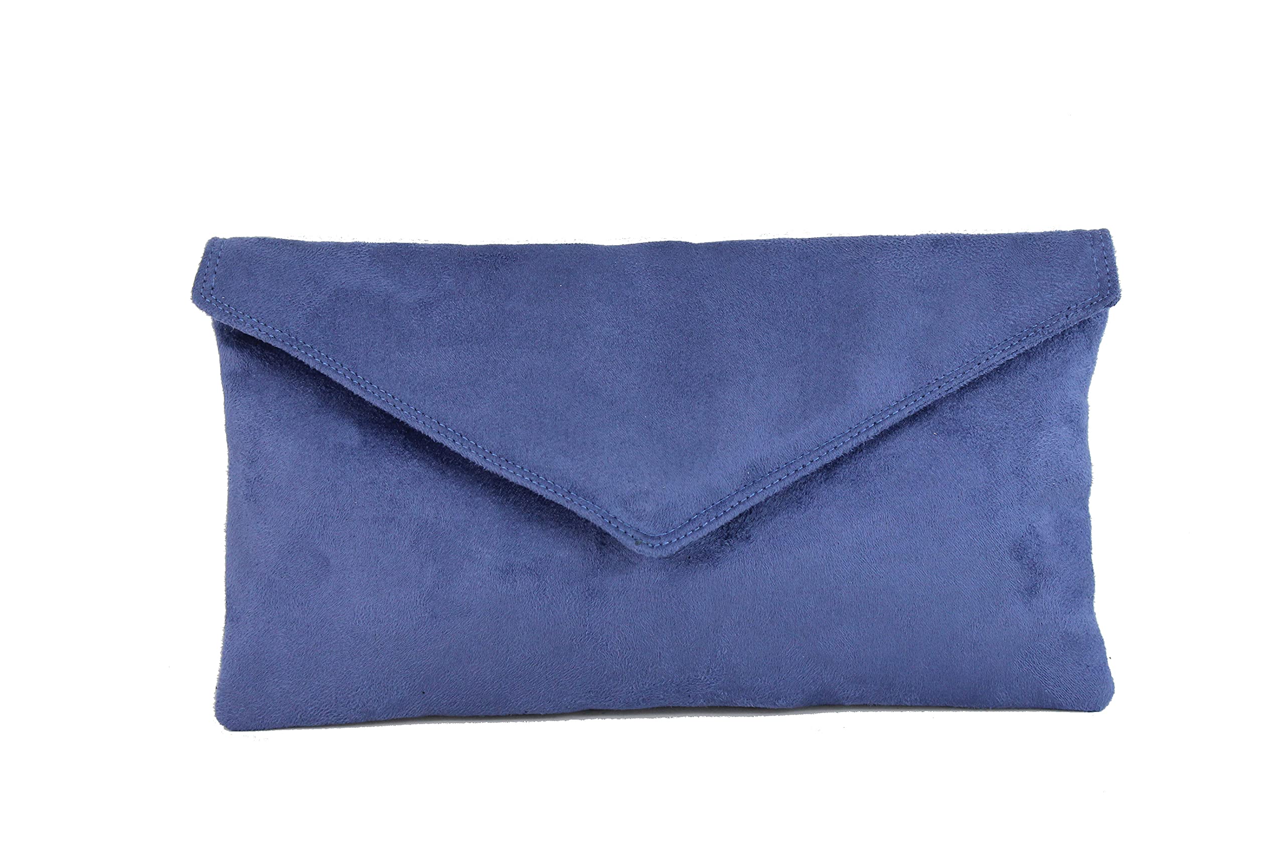 LONI Clutch/Shoulder Bag Faux Suede Handmade in The UK