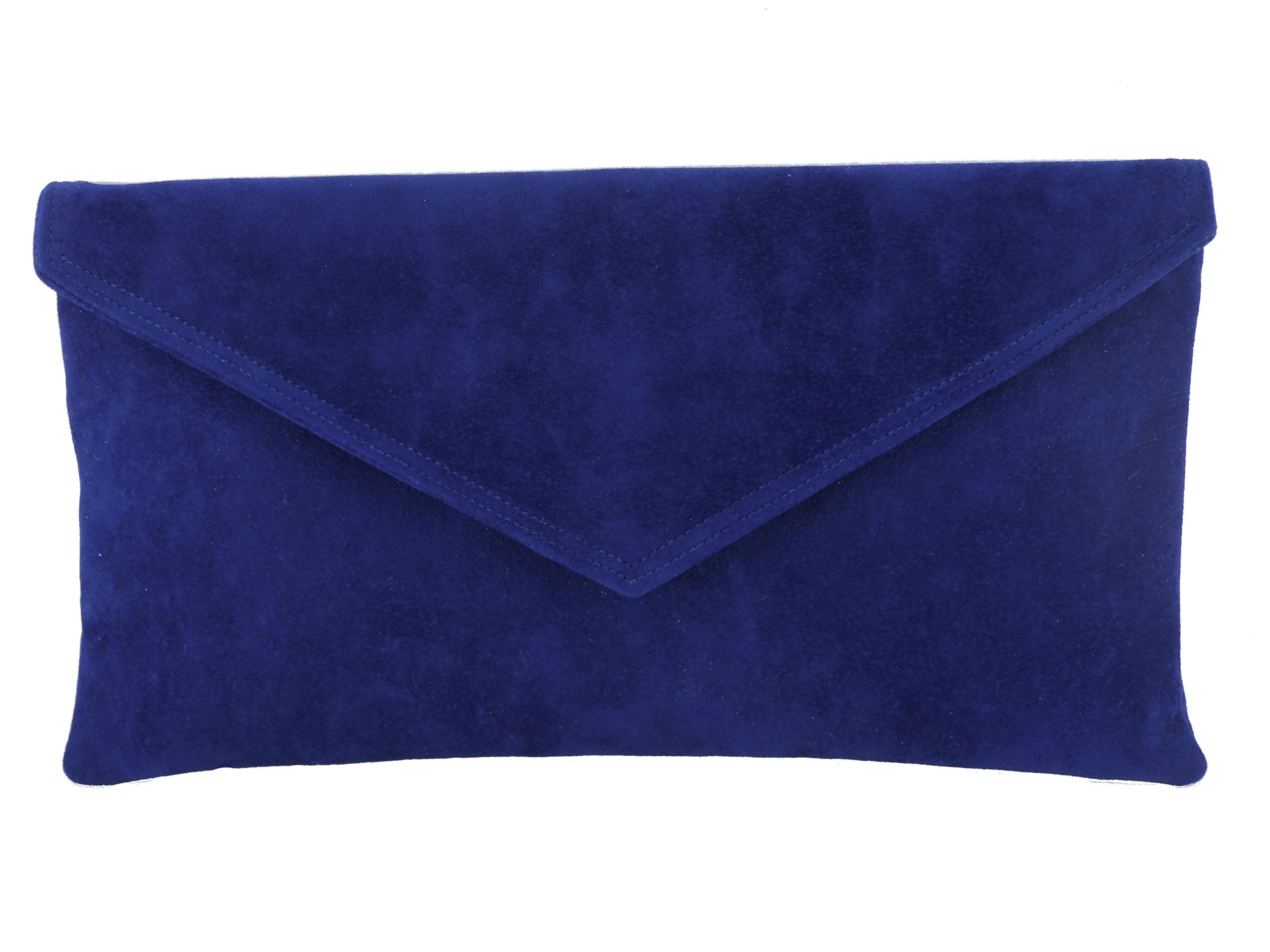 LONI Clutch/Shoulder Bag Faux Suede Handmade in The UK